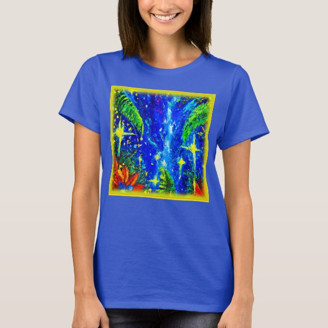 Jungle Stars Painting. Buy Now T-Shirt (Front)