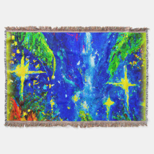 Jungle Stars Painting. Buy Now Throw Blanket