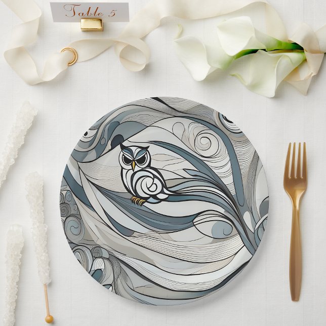 Jungle Static Paper Plate (Jungle Static Paper Plates)