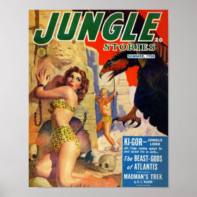 Jungle Stories Summer 1950 Poster (Front)