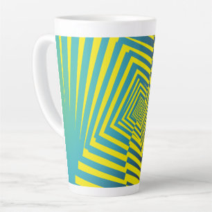 Jungle Stripes. Latte Mug