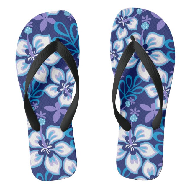 JUNGLE SURF (BLUE COMBO) FLIP FLOPS (Footbed)