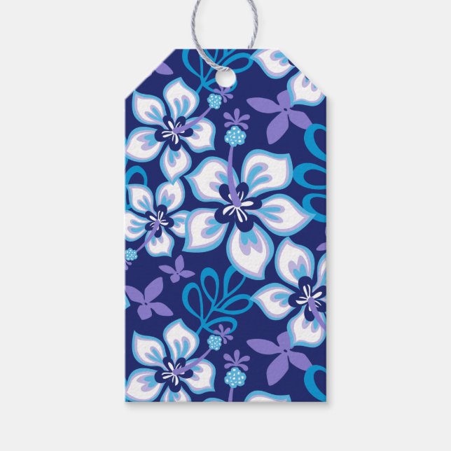 JUNGLE SURF (BLUE COMBO) GIFT TAGS (Front)