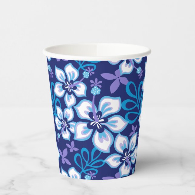 JUNGLE SURF (BLUE COMBO) PAPER CUPS (Left)