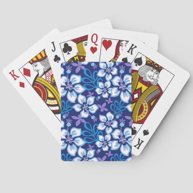JUNGLE SURF (BLUE COMBO) PLAYING CARDS (Back)
