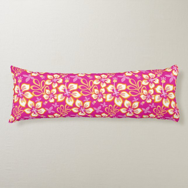 JUNGLE SURF (HOT PINK COMBO) BODY CUSHION (Front)