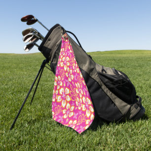 JUNGLE SURF (HOT PINK COMBO) GOLF TOWEL