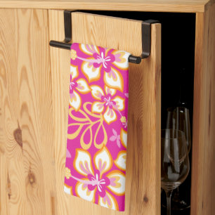 JUNGLE SURF (HOT PINK COMBO) TEA TOWEL