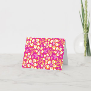 JUNGLE SURF (HOT PINK COMBO) THANK YOU CARD