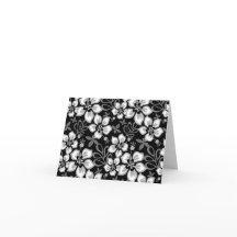 JUNGLE SURF PATTERN IN BLACK