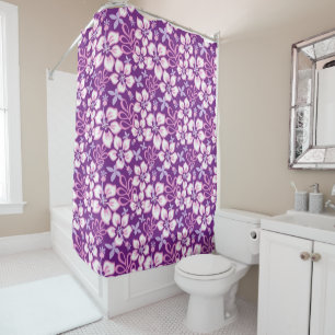 JUNGLE SURF (PURPLE COMBO) SHOWER CURTAIN