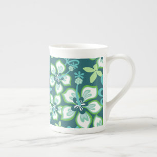 JUNGLE SURF (TEAL COMBO) BONE CHINA MUG
