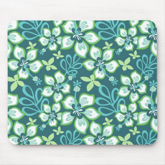 JUNGLE SURF (TEAL COMBO) MOUSE MAT (Front)