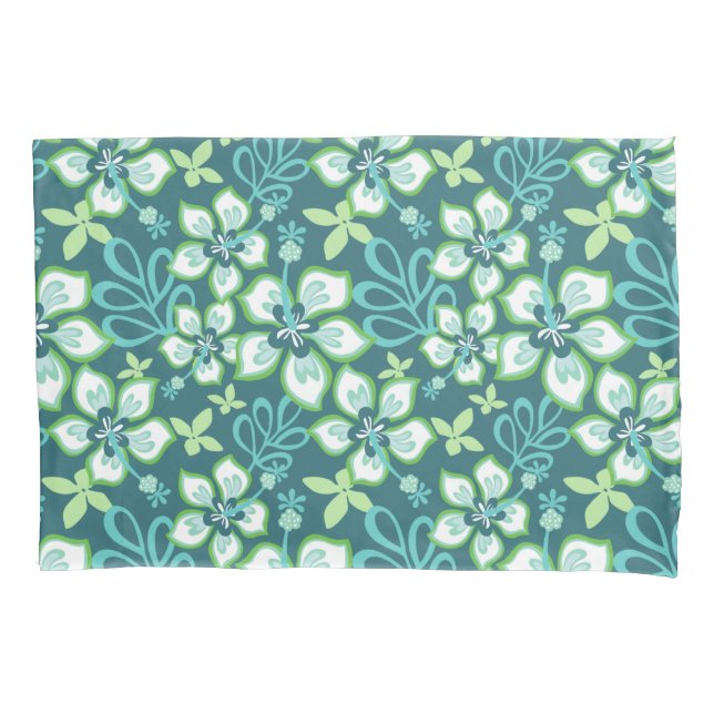 JUNGLE SURF (TEAL COMBO) PILLOWCASE (Front-Left)