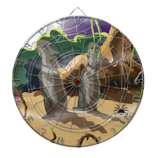 Jungle Temple Dartboard