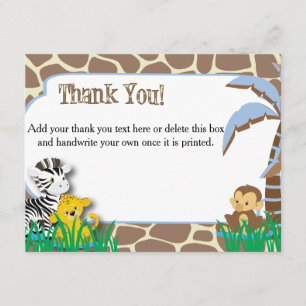 Jungle Thank You Card