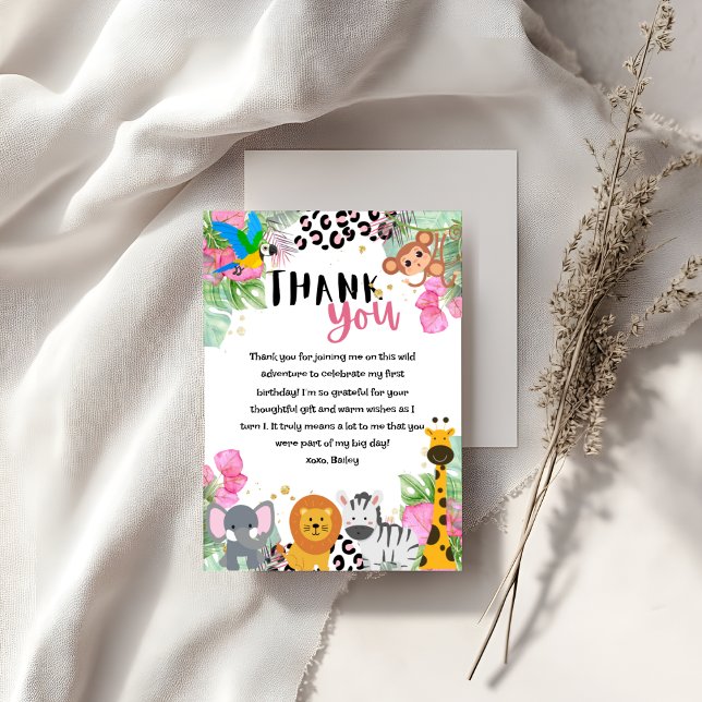 Jungle Thank You Card (Creator Uploaded)