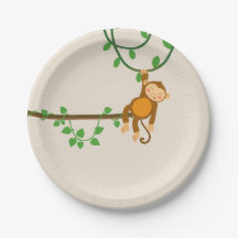 jungle theme birthday kids monkey