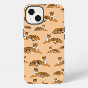 Jungle Tiger Animal Pattern iPhone 13 Case