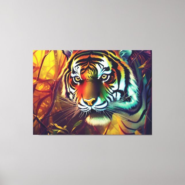 Jungle Tiger Canvas Print (Front)