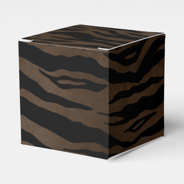 Jungle Tiger Favour Box (Front Side)