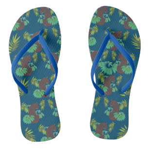 Jungle Tiger Flip Flops