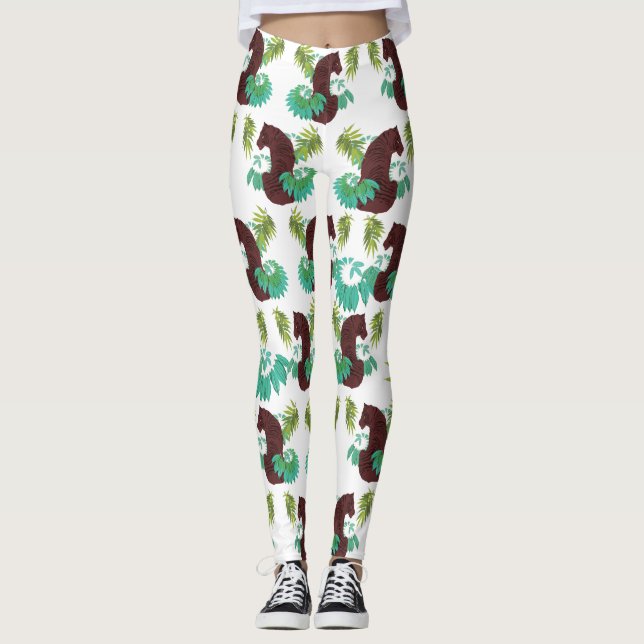 Jungle Tiger Leggings (Front)