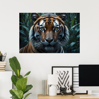 Jungle Tiger Poster