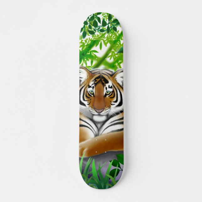 Jungle Tiger Skateboard (Front)