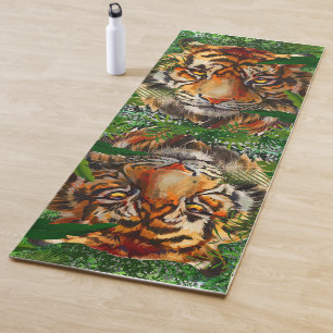 Jungle Tiger Yoga Mat - Wildlife Big Cats