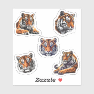 jungle tigers sticker pack