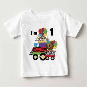 Jungle Train 1st Birthday T-shirts and Gifts