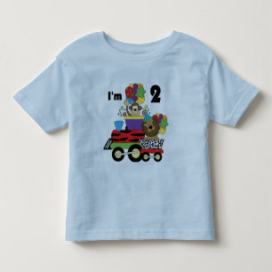 Jungle Train 2nd Birthday T-shirts and Gifts