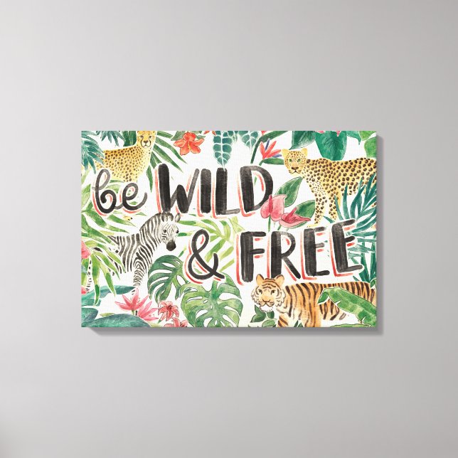 Jungle Vibes Canvas Print (Front)