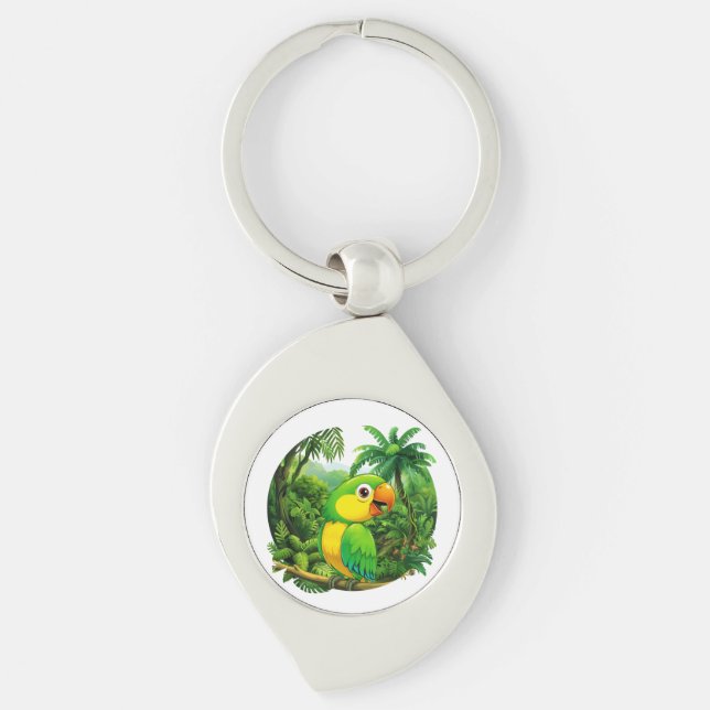 Jungle Vibes Key Ring (Front)
