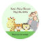 JUNGLE ZOO PARTY Customisable Favour Sticker
