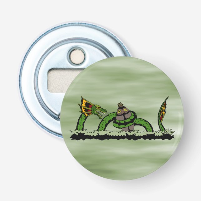 Jungun Catching a Quibbib Bottle Opener (Front)