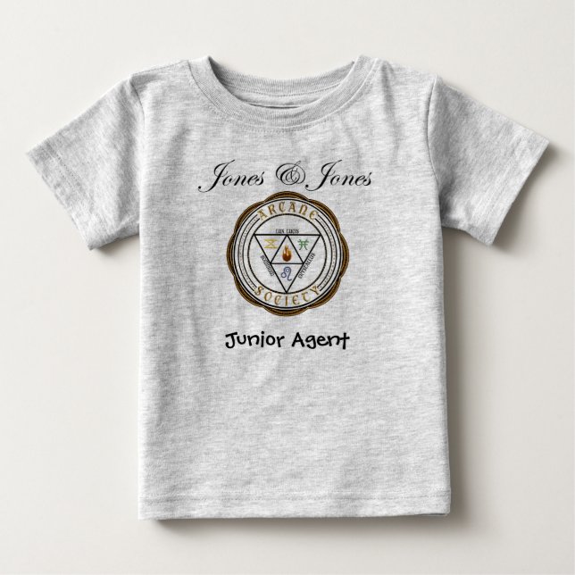 Junior Agent Baby T-Shirt (Front)