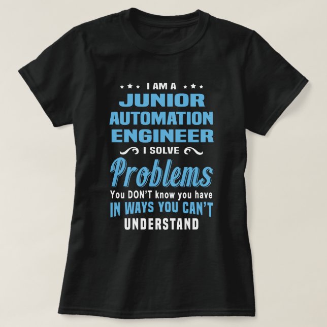 Junior Automation Engineer T-Shirt (Design Front)
