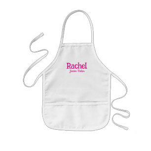 Junior Baker Hot Pink Girls Kids Apron
