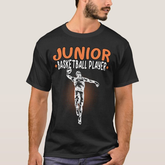 Junior Basketball Player Basketballer Basketballpl T-Shirt (Front)