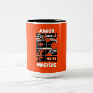 Junior Boys Tennis Player      Two-Tone Coffee Mug