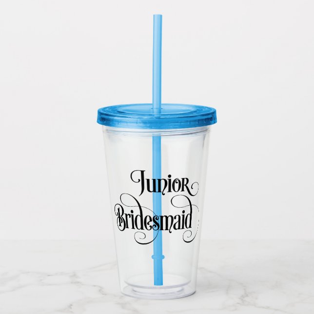 Junior Bridesmaid Acrylic Tumbler (Front)