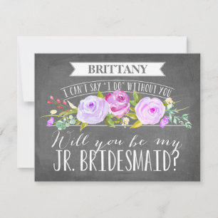 Junior Bridesmaid Card   Bridesmaid