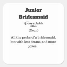 Junior Bridesmaid Defined