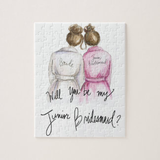 Junior Bridesmaid? Puzzle Br Bun Bride Br Bun Maid