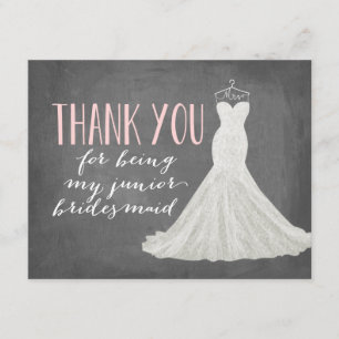 Junior Bridesmaid Thank You   Bridesmaid Invitation