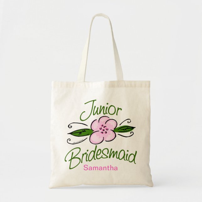 Junior Bridesmaid Tote Bag (Front)