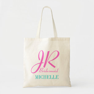 Junior bridesmaid tote bag  personalised with name