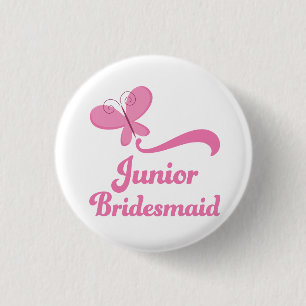 Junior Bridesmaid Wedding Party 3 Cm Round Badge